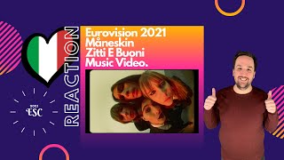 REACTION / MÅNESKIN "Zitti E Buoni" I Sanremo Winner 2021 I Eurovision Song Contest 2021 (Italy)