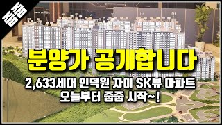 인덕원 자이 sk뷰 49타입 20평대 분양가 세대영상, 평촌 안양 미분양 아파트