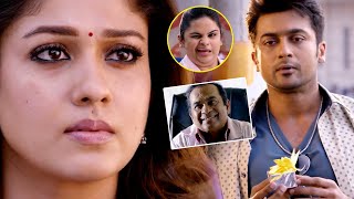 Surya And Nayanthara Funny Entry Comedy Scene || Brahmanandam || Rakshasudu Movie ||Multiplex Telugu