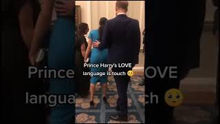 #Shorts Prince Harry's love language is touch #PrinceHarry