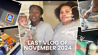 VLOG: Bye Bye November; Starbucks Seasonal Menu, Thanksgiving Shopping, Items from Amazon & Baby Gap