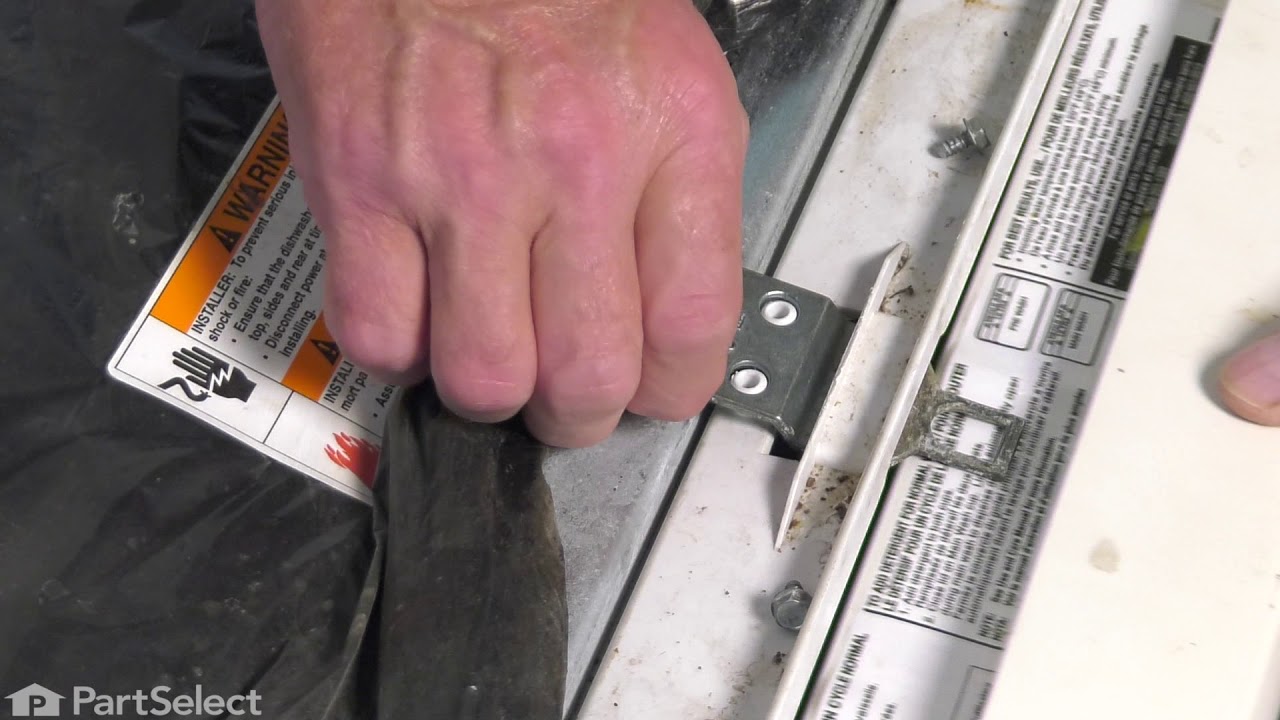 Frigidaire Dishwasher Repair - How To Replace The Door Strike - YouTube