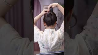 Eps 182: Beautiful hairstyle @HairCAMTV#hairstyle #easyhair #hairtie #hair #hairtutorial #tutorial