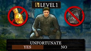 Can I beat Dark Souls without Leveling or Upgrading Anything?