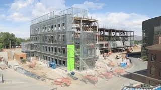 William N Pennington Engineering Building Construction Time Lapse