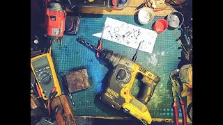 DeWalt cordless SDS Drill 18V DCH273 repair.  No longer hammering