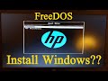 Install Windows on FreeDOS Laptop