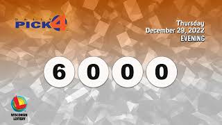 Wisconsin Lottery Evening Draw 12/29/2022