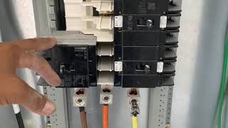 how to wire a 400 amp 480/277 panel correctly