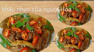 cách làm khâu nhục của người Hoa, khẩu vị người Việt