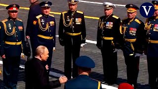 La arenga de Putin a los altos mandos del ejército ruso tras el desfile del día de la Victoria