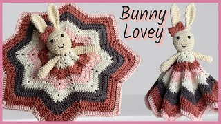 Crochet LOVEY for Babies 👶 | 🐰 BUNNY Lovey Blanket Pattern