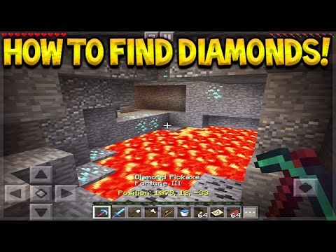 Minecraft Pocket Edition - 5 COOL TIPS TO FIND MORE DIAMONDS (Minecraft PE Tips) Minecraft Pocket Edition - 5 COOL TIPS TO FIND MORE DIAMONDS (Minecraft PE Tips)