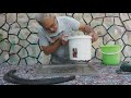 Διαρροή σε δεξαμενή how to fix a crack in a plastic tank container