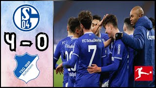 FC Schalke 04 4 - 0 TSG Hoffenheim | Highlights | Bundesliga
