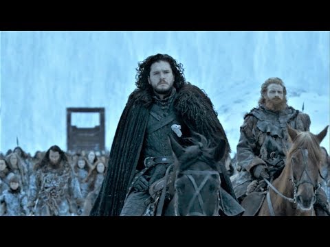 Jon Snow goes Beyond the Wall GOT 8×06 Ending Scene Finale