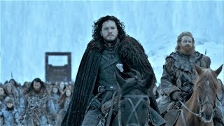 Jon Snow goes Beyond the Wall  | GOT 8x06 Ending Scene Finale