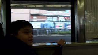 Osaka - Inside train on the way to Kobe Sanomiya station - Part 2 - 30 Nov 2023