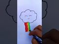 creative rainbow drawing 🌈 shorts creativity rainbow song