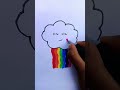 creative rainbow drawing 🌈 shorts creativity rainbow song