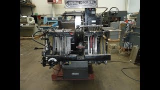 Heidelberg GTP 34 x 46cm Platen Press  with hot foiling   Gab Supplies Ltd