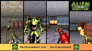 Alien Shooter 3D 🔫 | Java Game | Full Walkthrough