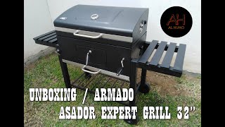 UNBOXING Y ARMADO DE ASADOR 32'' EXPERT GRILL || AL HUMO