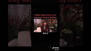 Celebrities talk about their experience on Ellen's Show PART 3 TikTok: entertainmentcheck