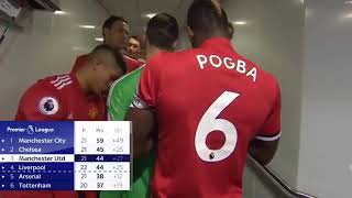 Wayne Rooney Ignoring Paul Pogba Completely In Everton's Tunnel 😅