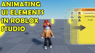 ANIMATING UI ELEMENTS in Roblox Studio - Lua