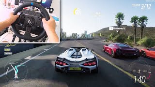 Forza Horizon 5 (Steering Wheel + Shifter) 1 Hour Logitech G923 Gameplay