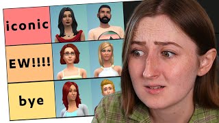 ranking every townie in the sims 4
