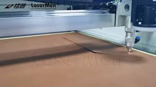 LaserMen LM-1390-1 100W Cutting Double Layer Board Leather+2MM MDF #laserengravingmachine #lasermen