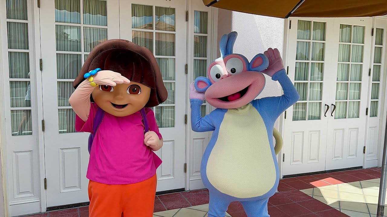 Dora The Explorer And Boots Meet And Greet At Universal Studios Florida ...