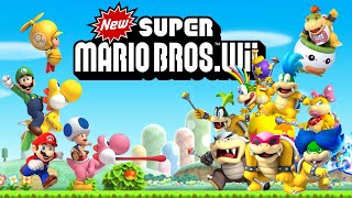 New Super Mario Bros. (2009) Wii - 4 Players 100% All Star Coins, No Death, 99 Lives! [TAS]