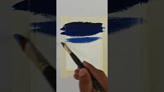 Easy way to paint an aurora night sky / acrylic painting ideas for beginners