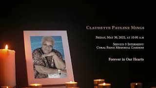 In Loving Memory of Claudette Mings - Obituary