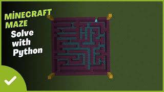 Minecraft Maze | Solve with Python