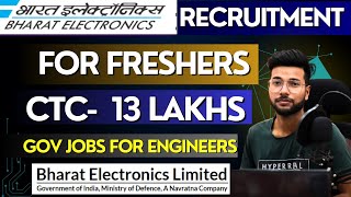 BEL recruitment probationary engineer 2025  for freshers | Apply Online