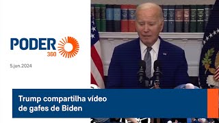 Trump compartilha vídeo de gafes de Biden