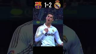 Barcelona vs Real Madrid La Liga 11/12 #football #ronaldo vs #messi 🔥 #youtube #shorts
