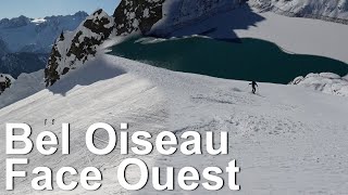 Bel Oiseau Normal Route via the Col and West Face Barrage d'Emosson Finhaut mountain ski touring