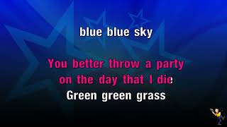 Green Green Grass - George Ezra (KARAOKE)