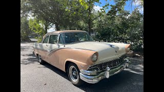 POV Drive - 1956 Ford Fairlane (Thunderbird V8, 3 on the tree)