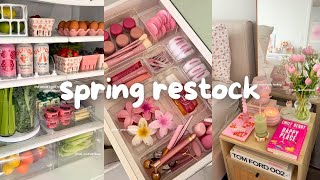 asmr spring restocks 💐⛅🌷 | satisfying & aesthetic tiktok compilation