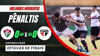 PÊNALTIS! | Fluminense 0 (4) x (5) 1 São Paulo | Melhores Momentos | Copinha 2025