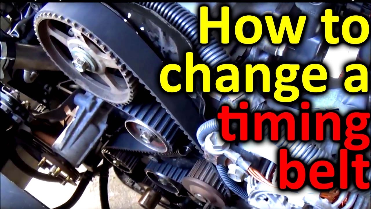 How To Change A Timing Belt In A Car Or Truck - YouTube