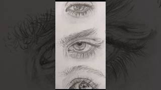 Cómo dibujar un ojo realista fácilmente👁. #dibujo #draw