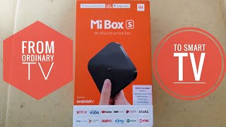 Unboxing of Xiaomi Mi Box S Android TV Box 4K Ultra HD and HDR Video Streaming, Makes Your TV Smart