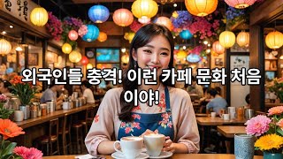 외국인들이 놀라는 한국 카페문화! Korea cafe culture